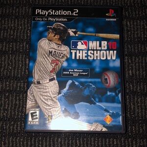 Sony MLB 10 The Show PlayStation 2 Game - Blue and White